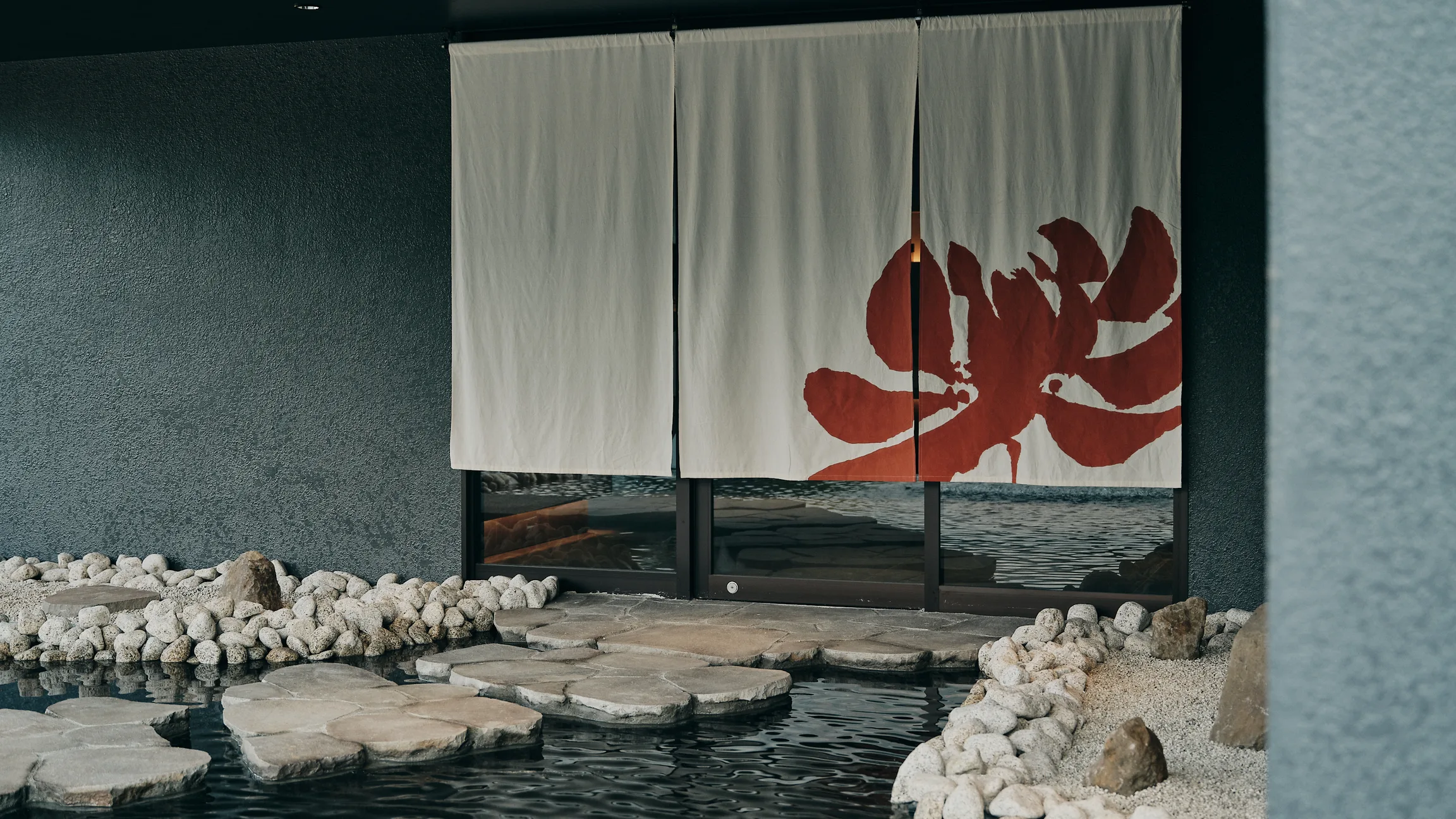 箱根強羅 KAIKA 館内の水景(イメージパース) - 神奈川県箱根町強羅